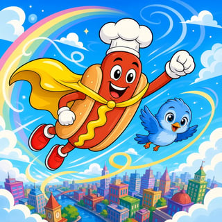 Frankie the Flying Hot Dog