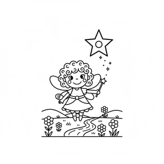 fairy coloring pages