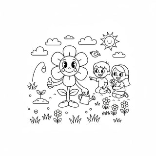 flower coloring pages