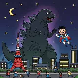 ゴジラ対ウルトラマン：希望の光 - adventure