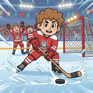 Casper och den Stora Hockeymatchen - growth