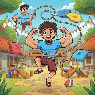 Budi el Valiente y los Desafíos Divertidos