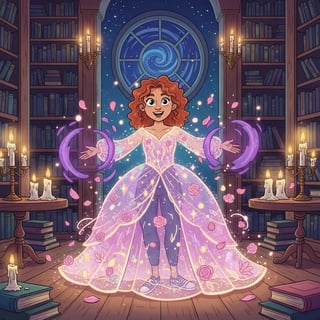 Elara and the Library's Secret Glow