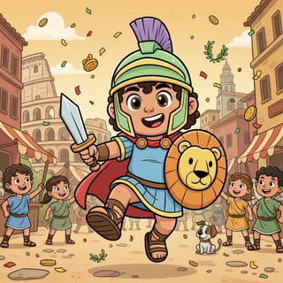 Leo, el Pequeño Gladiador