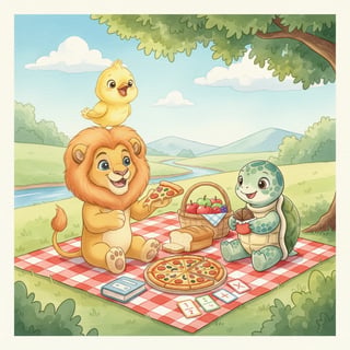 Leo and Pip’s Fraction Picnic