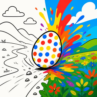 Benedict's Bold Splash of Color