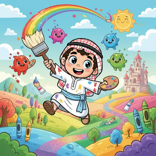 مغامرات سالم في عالم الألوان