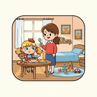 Victoria et le Petit Déjeuner Magique - bedtime