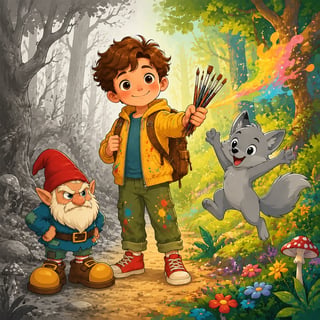 Tajemnica Malowanego Lasu - fairy-tale