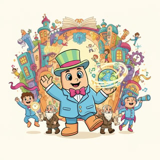 Aventura Regelui Indicativ și a Timpurilor Sale - educational