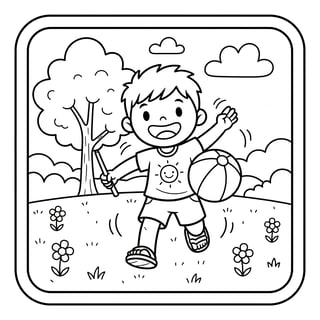 summer coloring pages