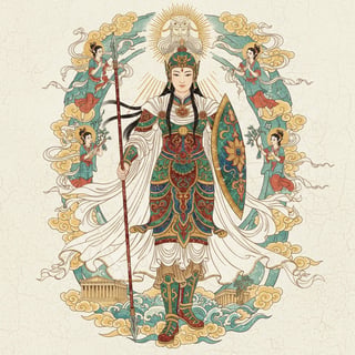 智慧女神雅典娜：奥林匹斯的永恒之光