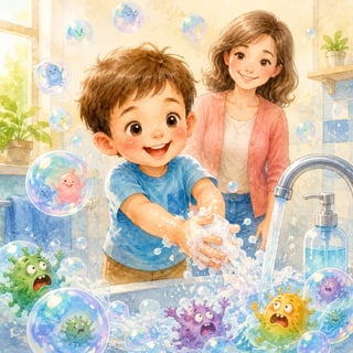 The Bubble Dance: Adam’s Handwashing Fun