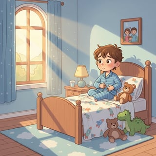 create a storybook about my brother akito goes to doctor