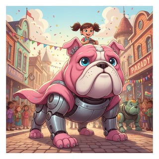80-ton Gigantic mechanical puppet ,bulldogs