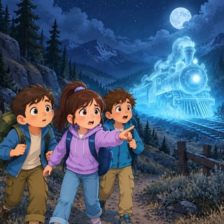 The Ghost Train of the Golden Hills