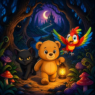 Barnaby ve Karanlık Orman Macerası - fairy-tale