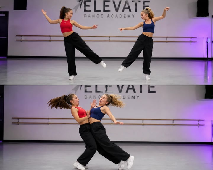 Dance scene wallpaper example - AI wallpaper example 10