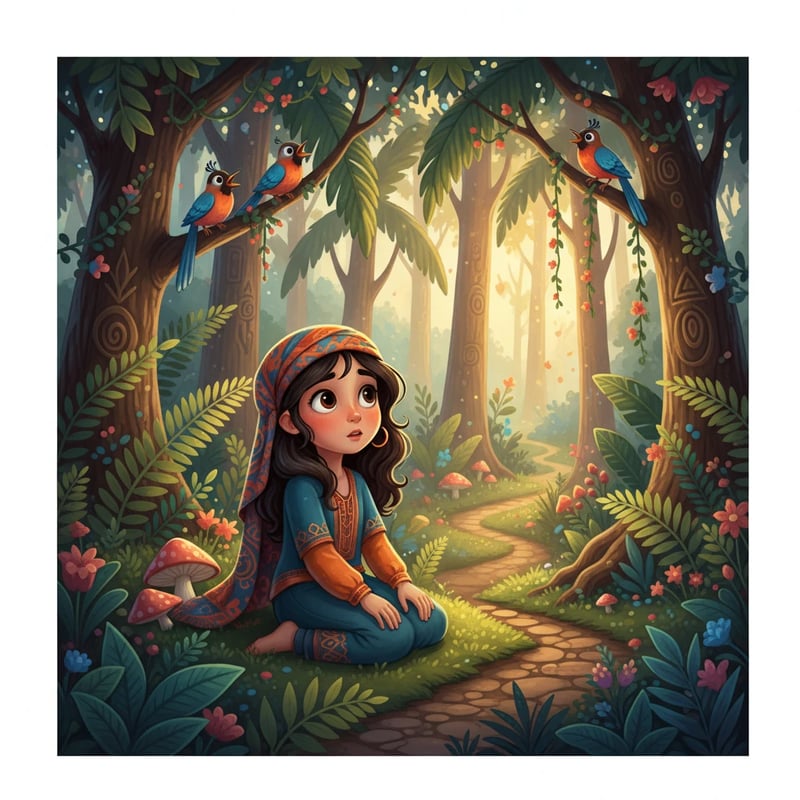 یک دختر کوچک شجاع در شهر گمشده است - Adventure stories
