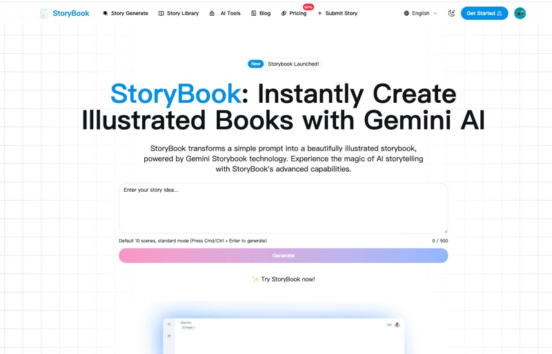 Creating Illustrated Storybooks in Google Gemini Apps