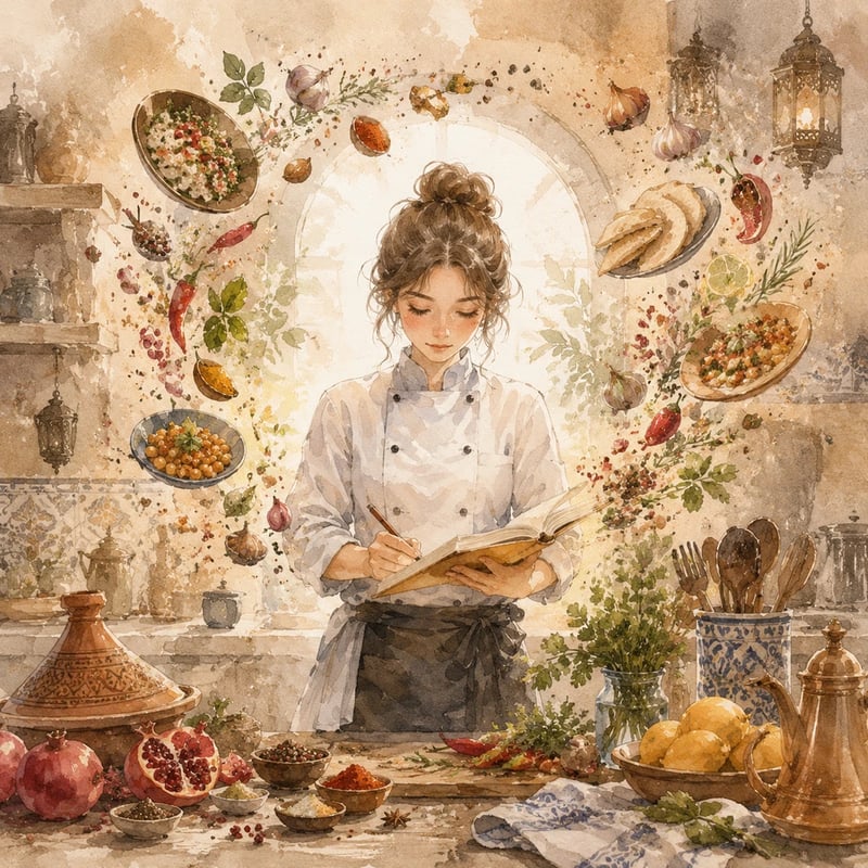 كتاب وصفات عصري: رحلة ليلى في عالم الطهي المبتكر - Creative imagination