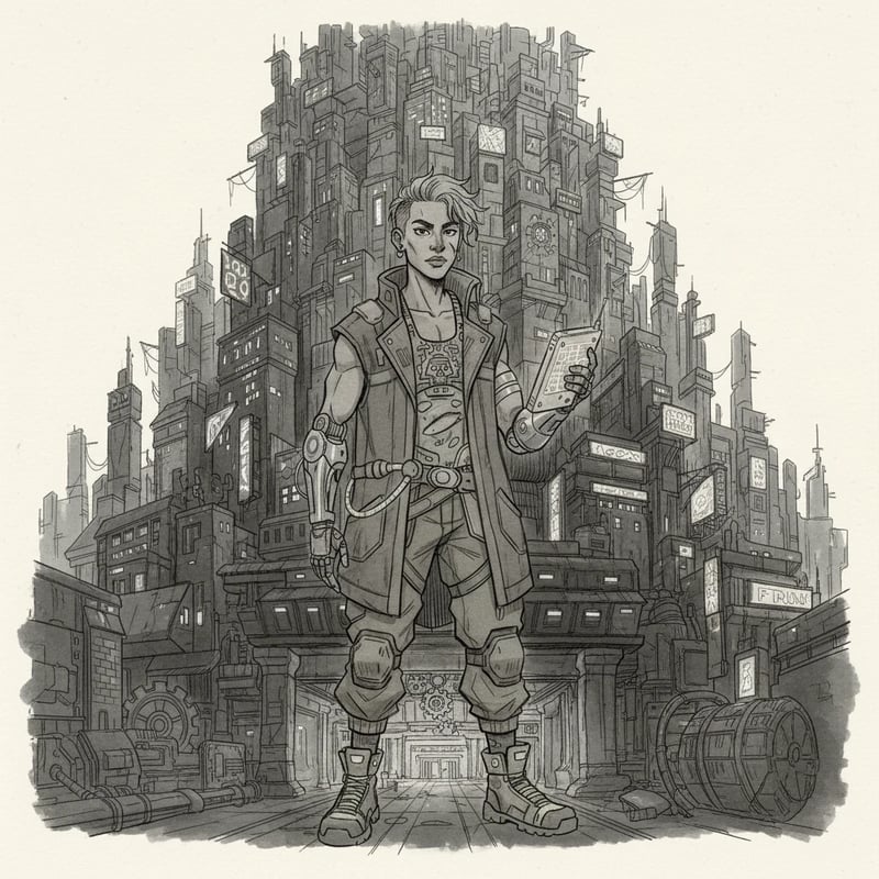 Kael y la Ciudad Eterna - Science fiction