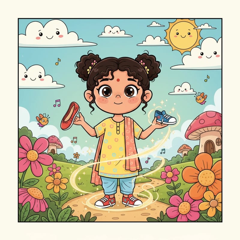 ഗുഡി മോളൂട്ടിയും അവളുടെ രണ്ട് ഷൂസും - Growth stories