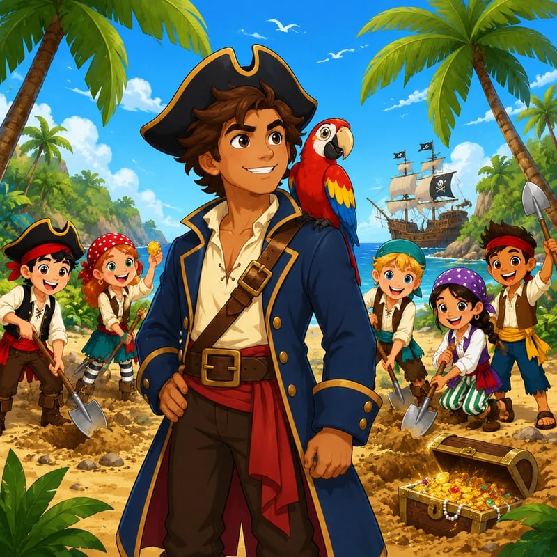 Captain Leo and the Secret Clues - Adventure stories