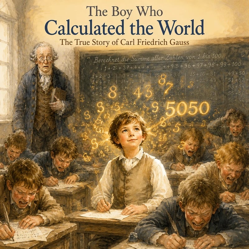 The Boy Who Caught the Numbers - Educational stories