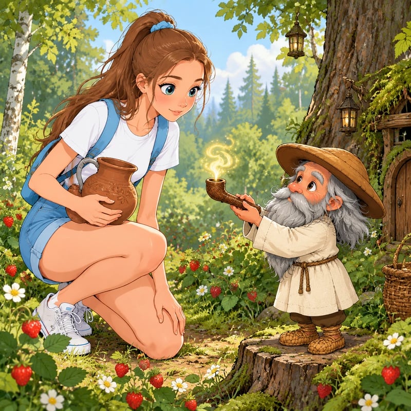 The Magic Pipe and the Pitcher - Fairy tales