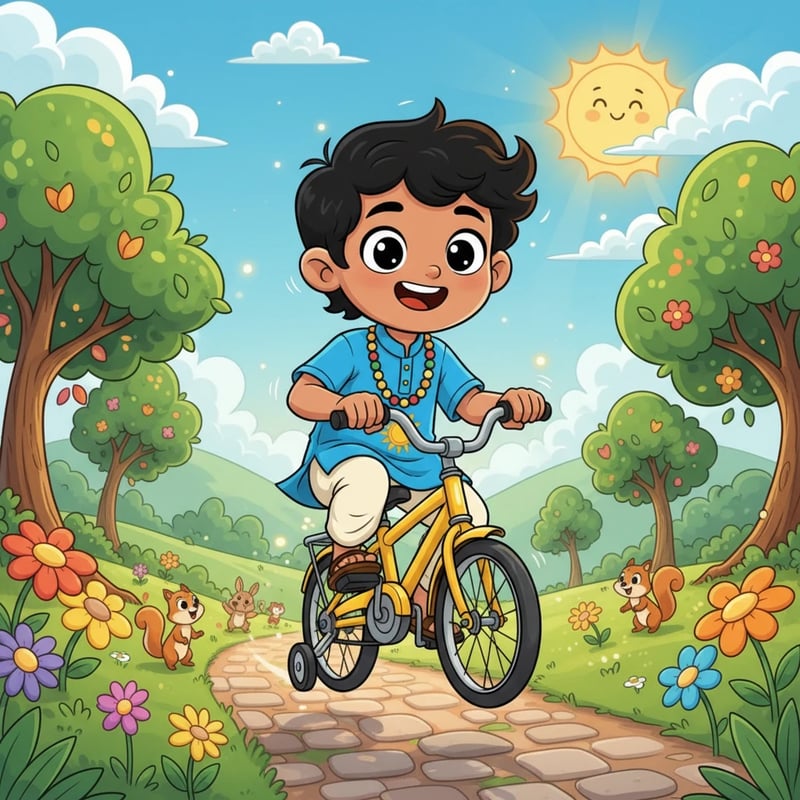 नन्हे कदम: बिट्टू की साइकिल यात्रा - Büyüme hikayeleri