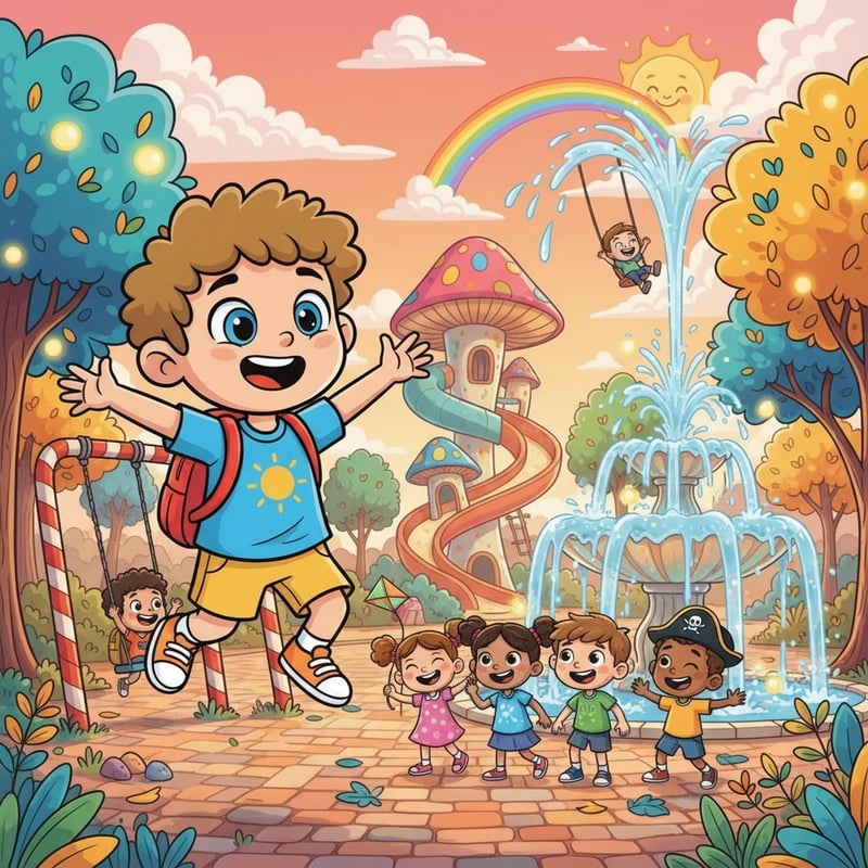 As Aventuras de Lucas na Praça - Friendship stories