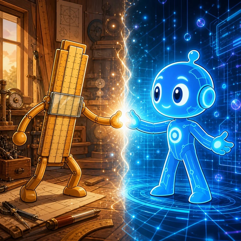 Slider and the Digital Spark: Learning Across Eras - Educational stories