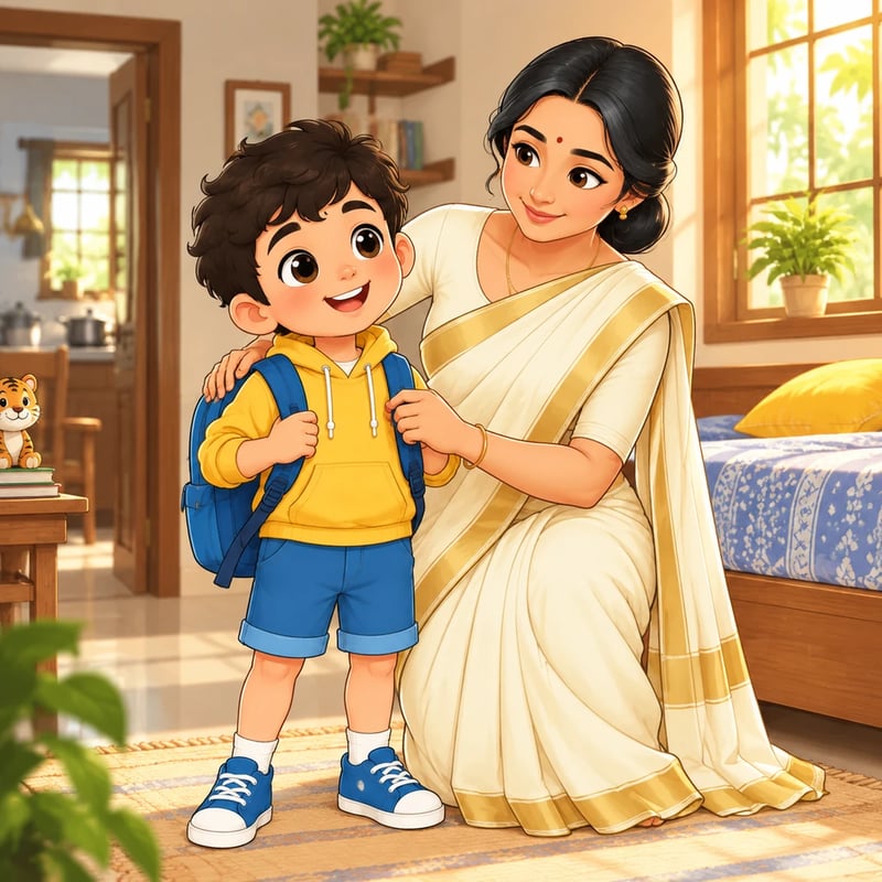 ചിന്നുവിന്റെ പ്രഭാത സാഹസികത - Family stories