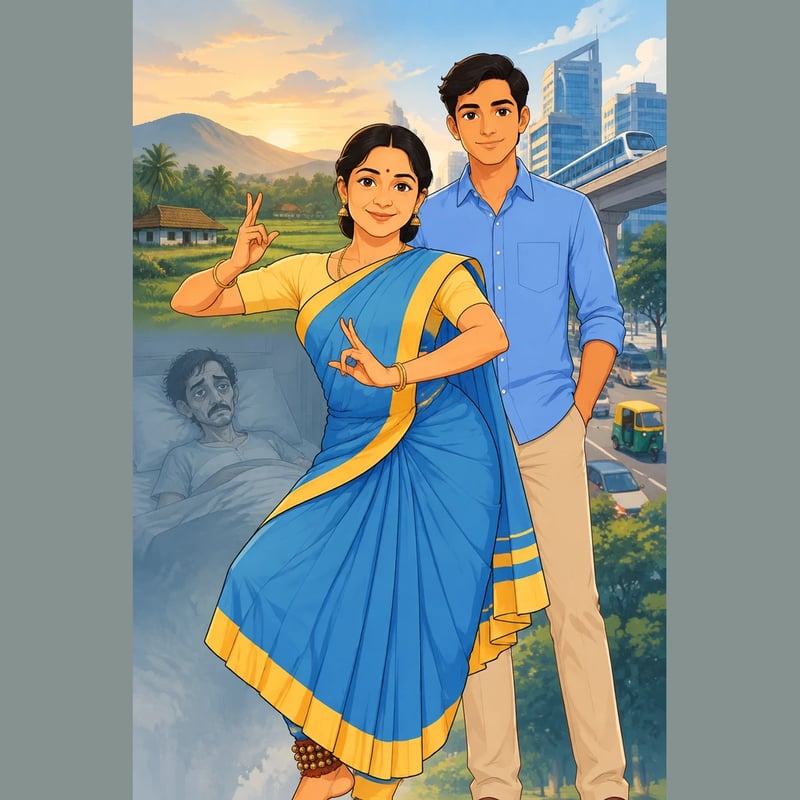 Ajitha: Shadows and Sunlight - Family stories