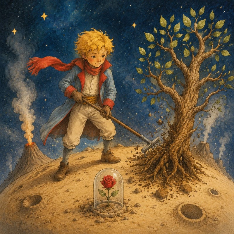 The Caretaker of Asteroid B612 - Fairy tales