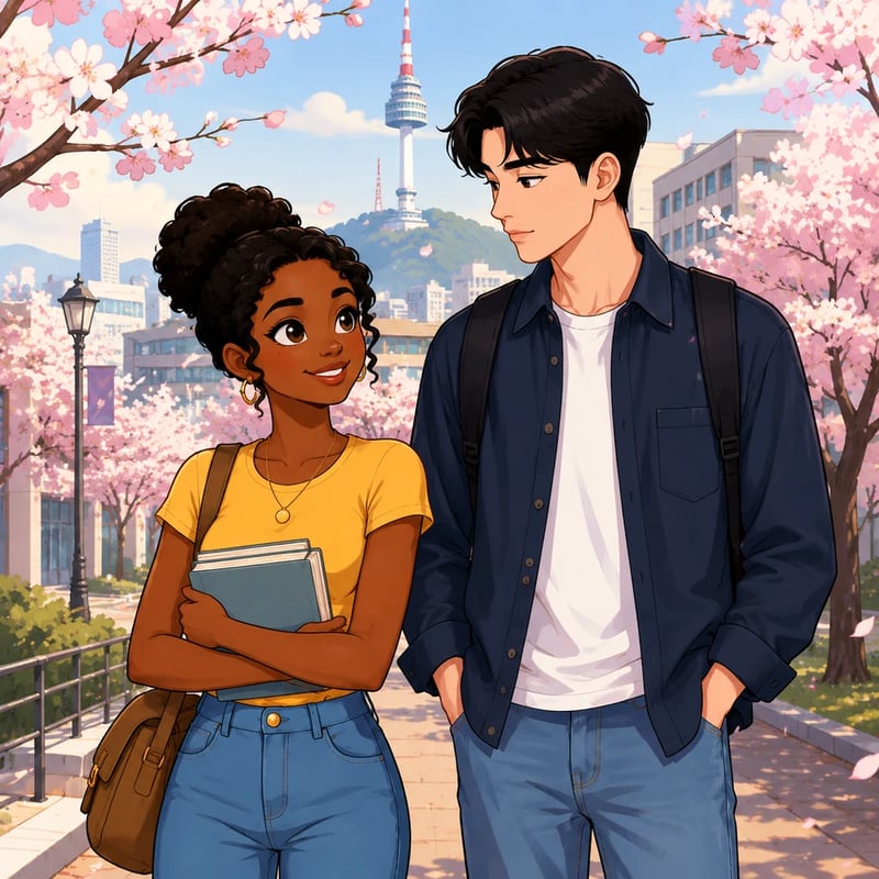 Sous les Cerisiers de Séoul - Love stories