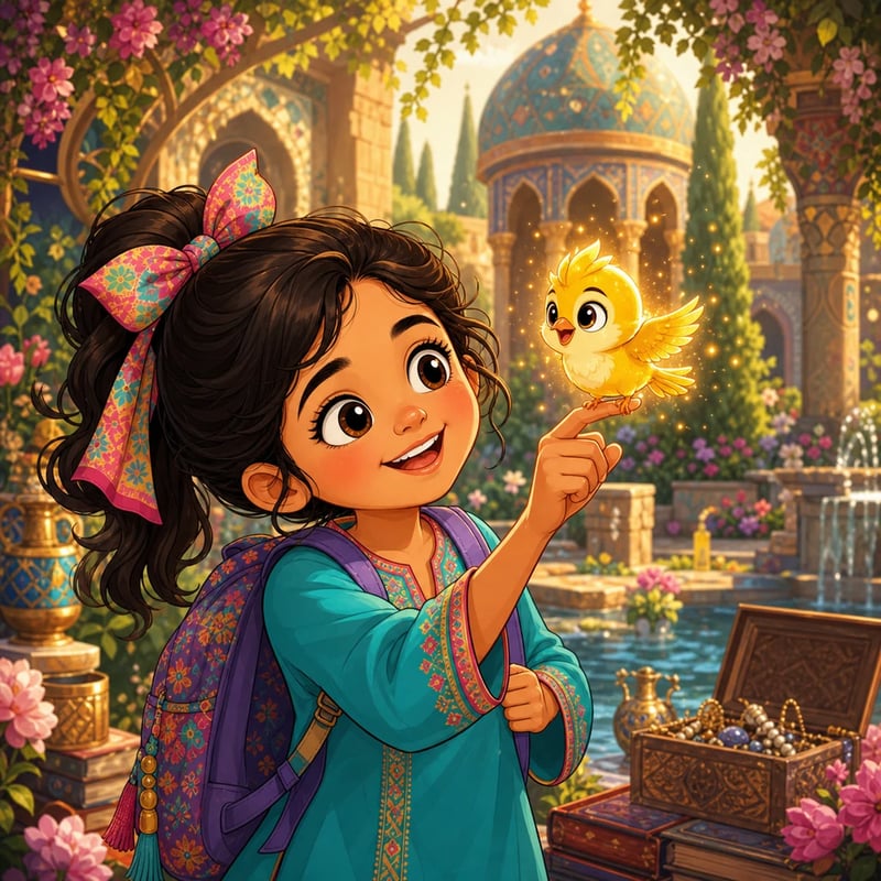 Little Sparrow and the Secret of the Persian Garden - Fairy tales
