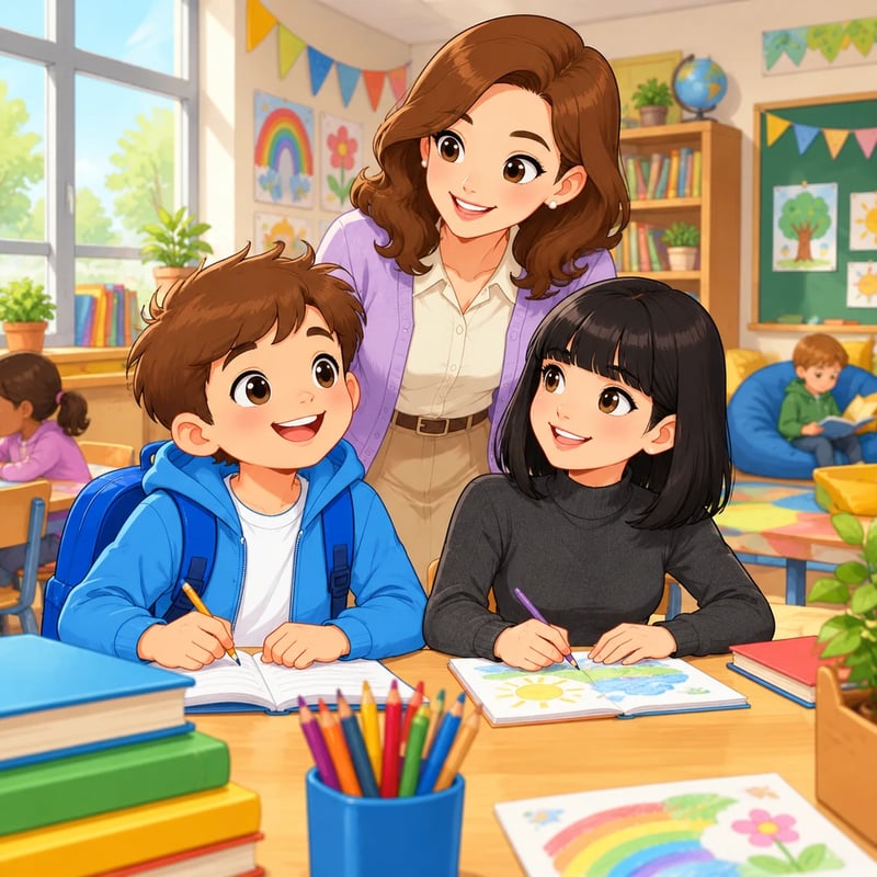 Leo's Wonderful Day at School - Educational stories