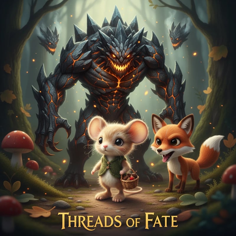 ننھا چوہا اور جنگل کا خوفناک جن - Fairy tales