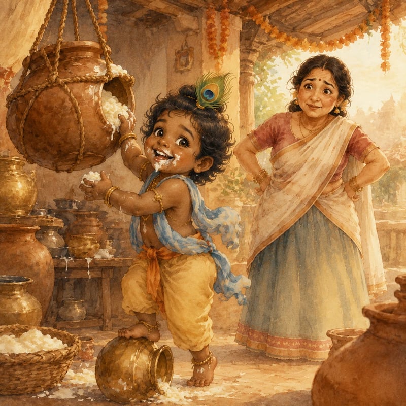 The Sweet Thief of Vrindavan - mythology