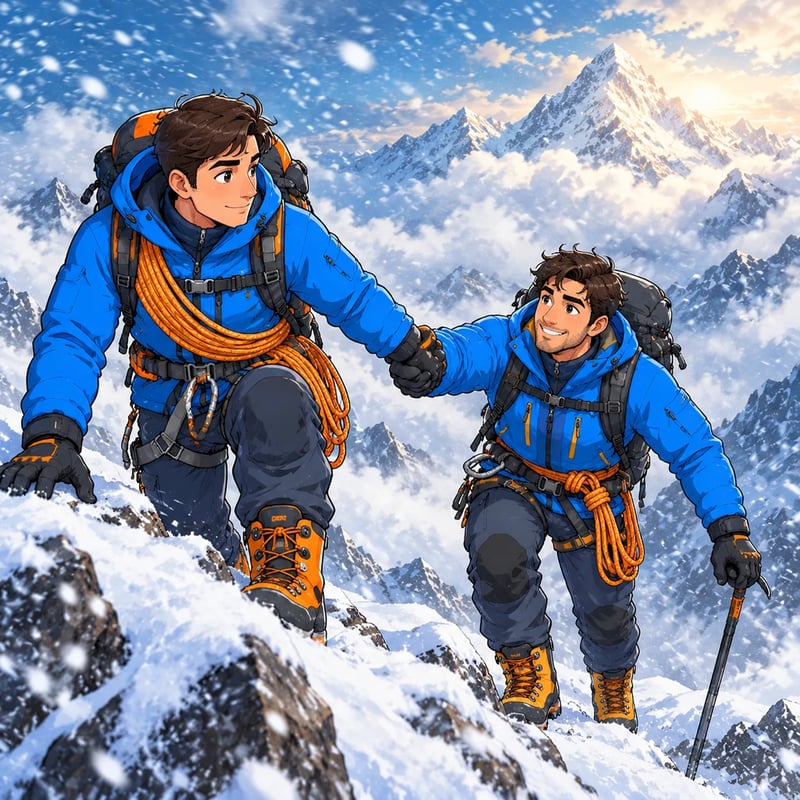 همسفران قله سپید - Adventure stories