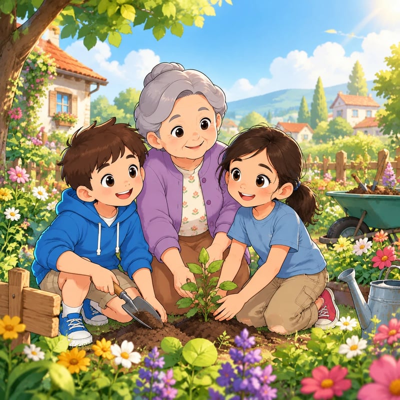 El Gran Jardín de la Amistad - Educational stories