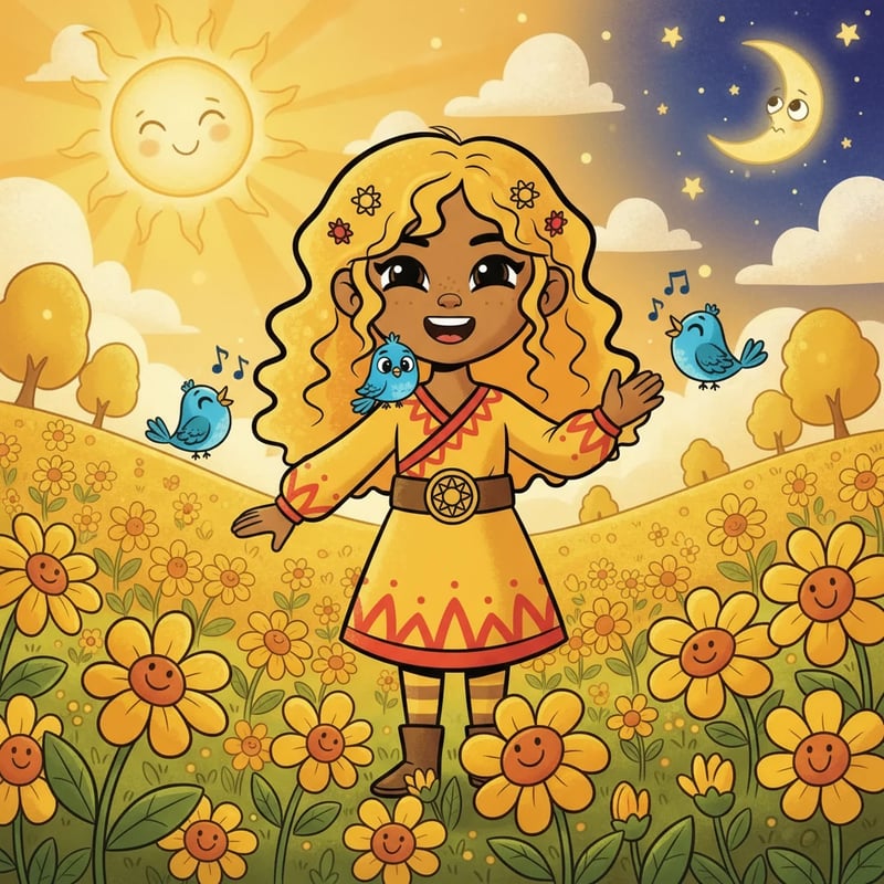 Ay Çocuğu ile Güneşin Kızı - Fairy tales