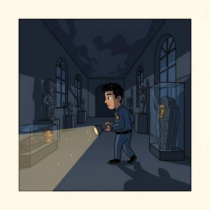 El vigilante del museo - Mystery und Detektiv