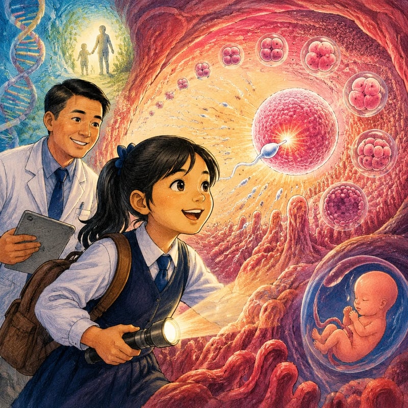 Perjalanan Menakjubkan Persenyawaan - Educational stories