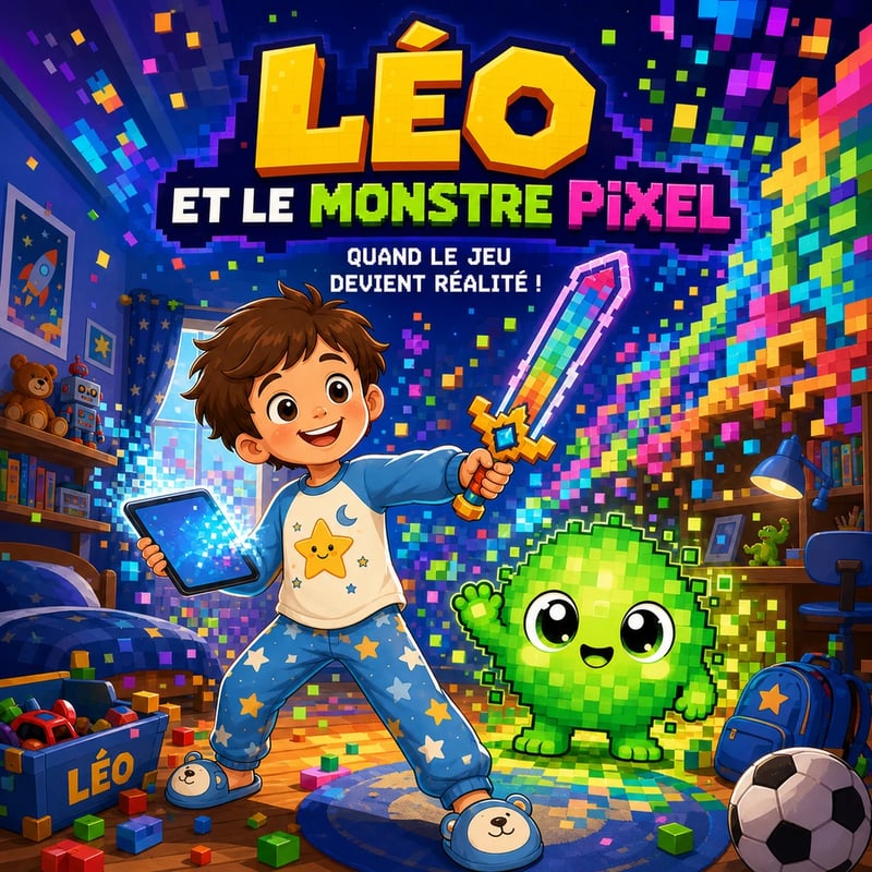 Léo et le Bug Mangeur de Pixels - Adventure stories
