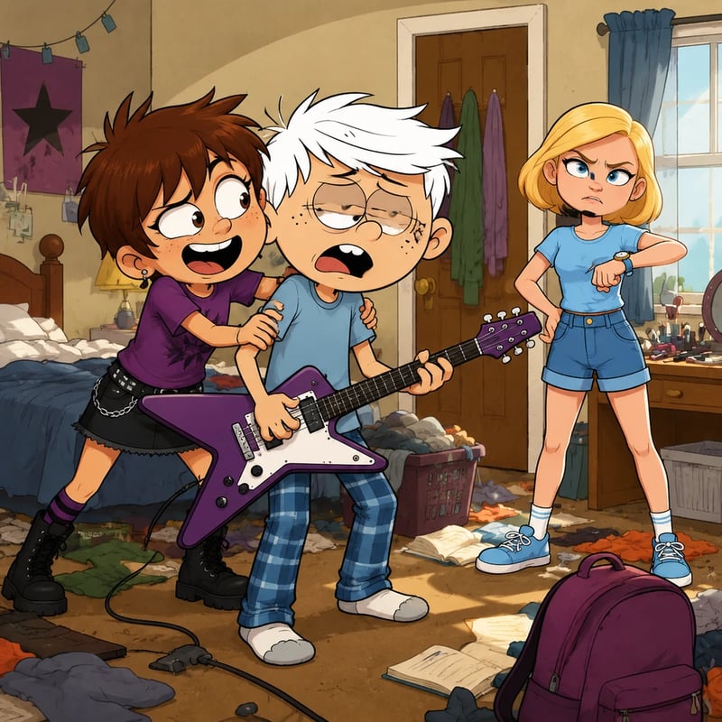 Rock, Roll, and Loud Twin Rules - Family stories