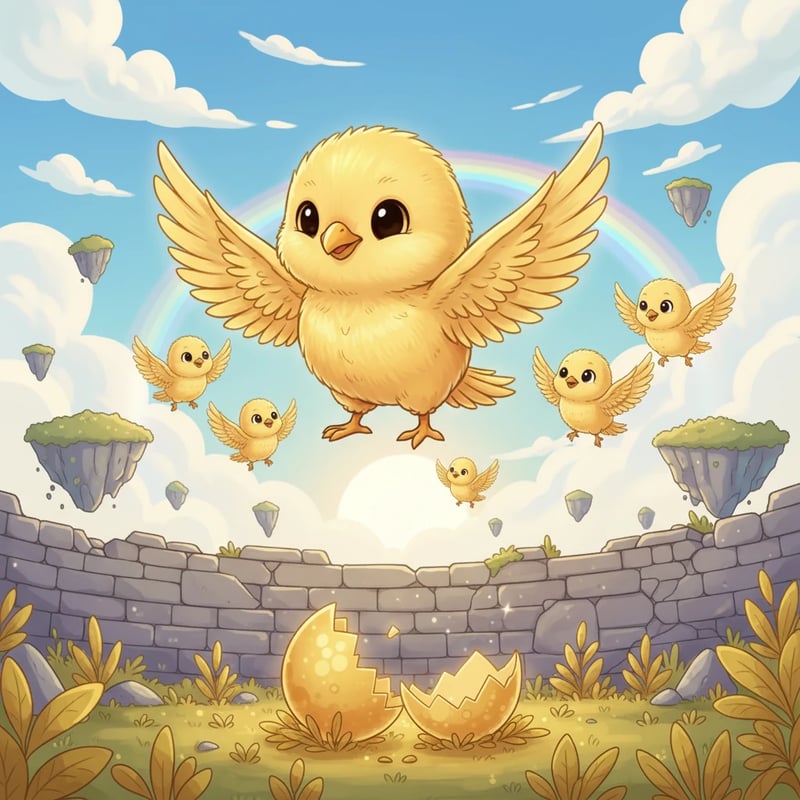 Beyond the Wall: Aurelius's Golden Flight - Fairy tales