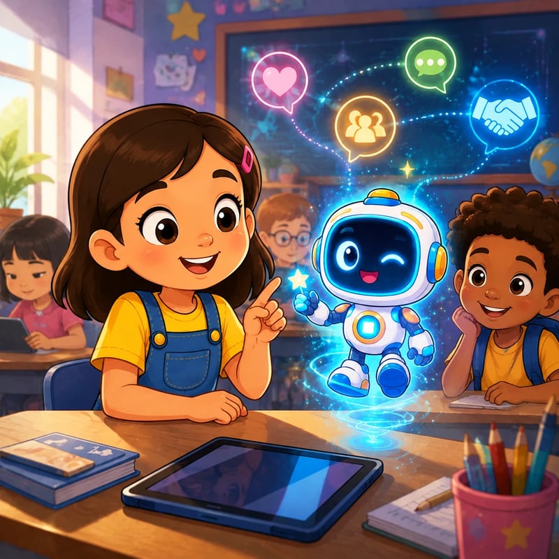 A Digital Friend Named Pixel - Educational stories